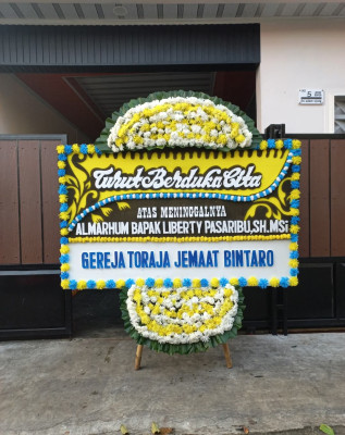 Papan Bunga Duka di Sumberharjo