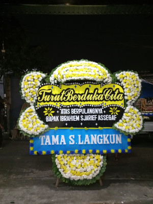 Papan Bunga Duka di Sumberharjo