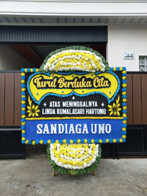 Papan Bunga Duka di Sumberharjo