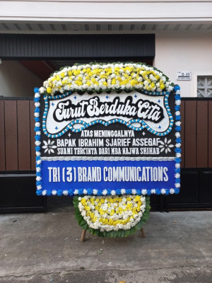 Papan Bunga Duka di Sumberharjo